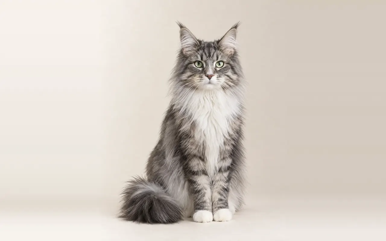 A Norwegian Forest Cat