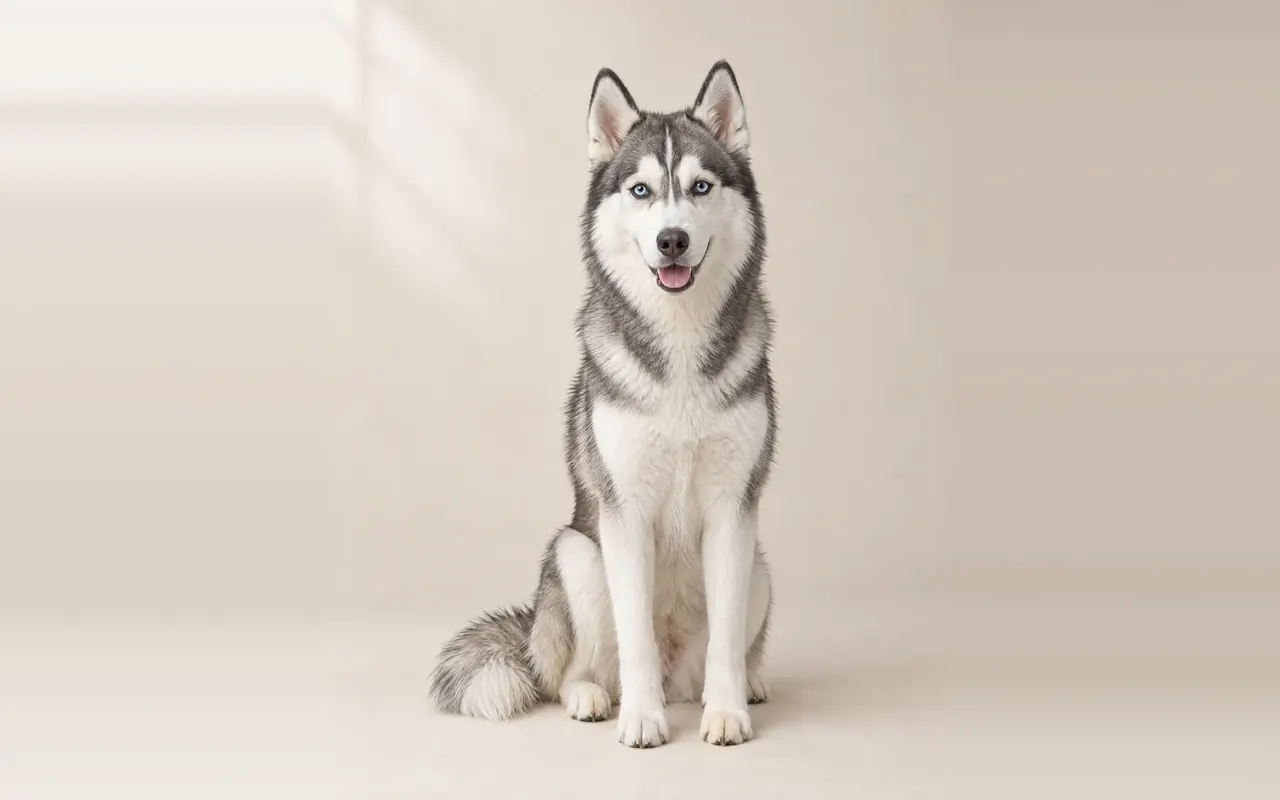 A Siberian Husky
