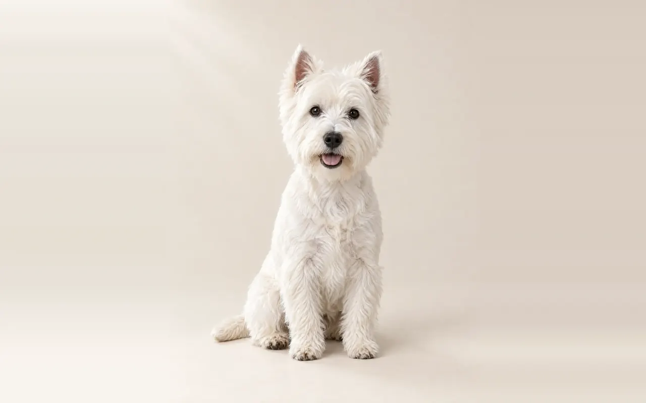 A West Highland White Terrier